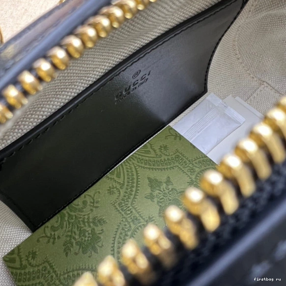 Firstbag ru bag GG matelassé handle leather top GUCCI 0823
